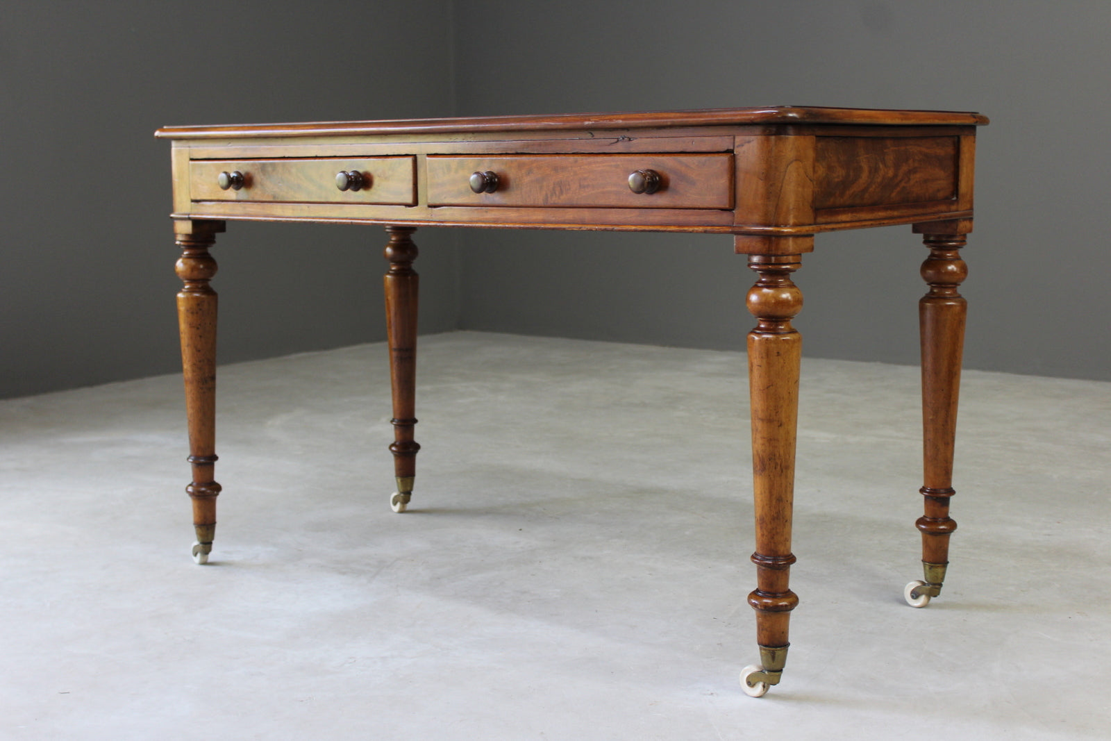 Antique Writing Table - Kernow Furniture