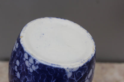 Oriental Blue & White Ginger Jar - Kernow Furniture