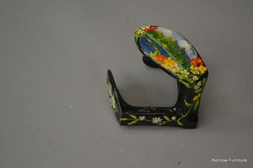 Antique Hand Painted Cast Iron Cobblers Shoe Last Door Stop - Kernow Furniture