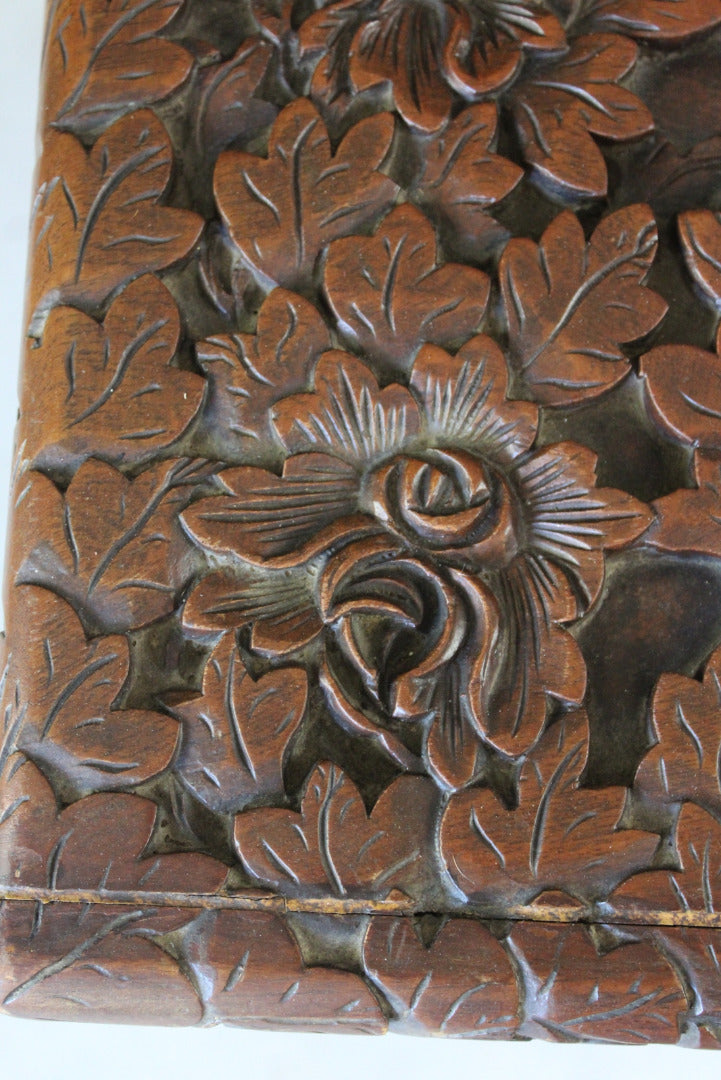 Carved Camphor Chest - Kernow Furniture