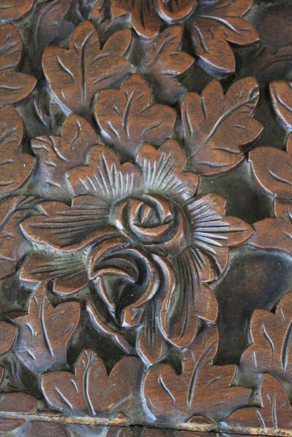 Carved Camphor Chest - Kernow Furniture