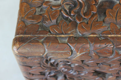 Carved Camphor Chest - Kernow Furniture