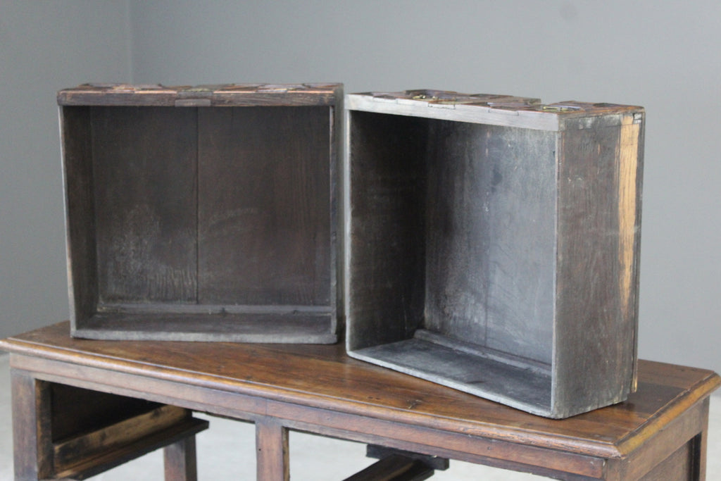Antique Oak Charles II Style Small Oak Dresser Base - Kernow Furniture