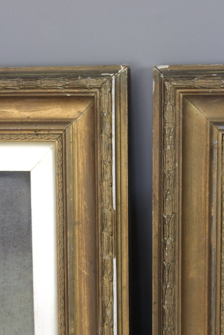 Pair Victorian Framed Landscape - Kernow Furniture