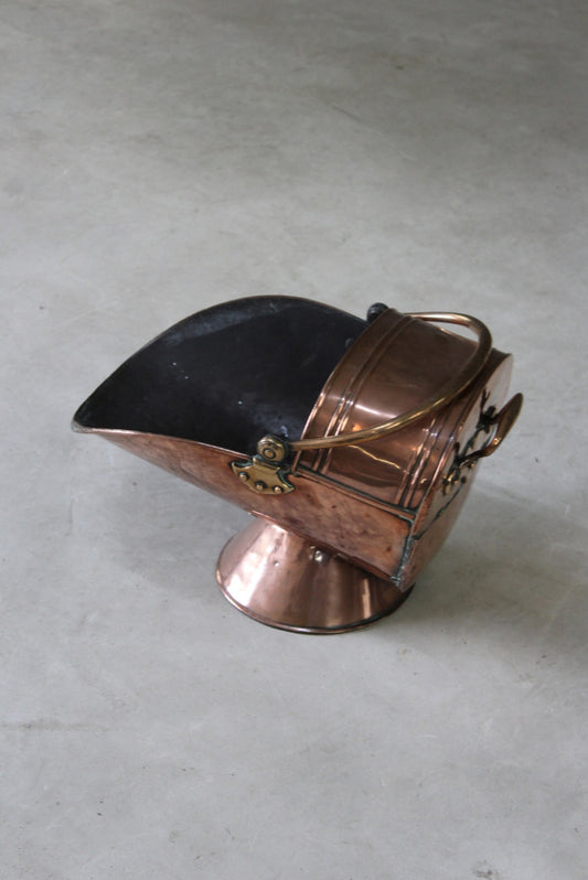 Copper Coal Scuttle - Kernow Furniture