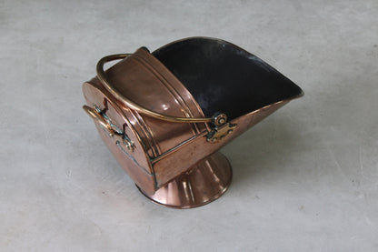 Copper Coal Scuttle - Kernow Furniture