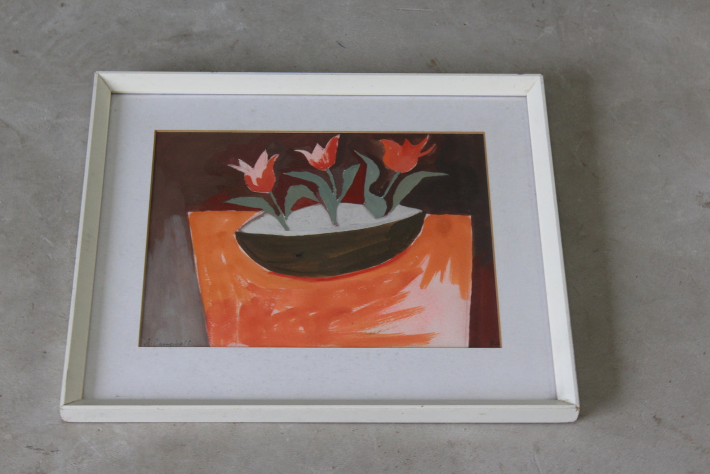 Tulips In Bowl - Adrian Campbell - Kernow Furniture