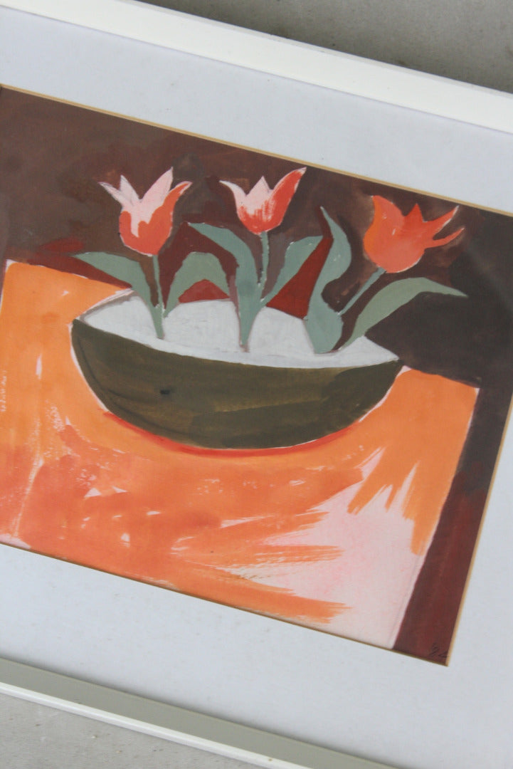 Tulips In Bowl - Adrian Campbell - Kernow Furniture