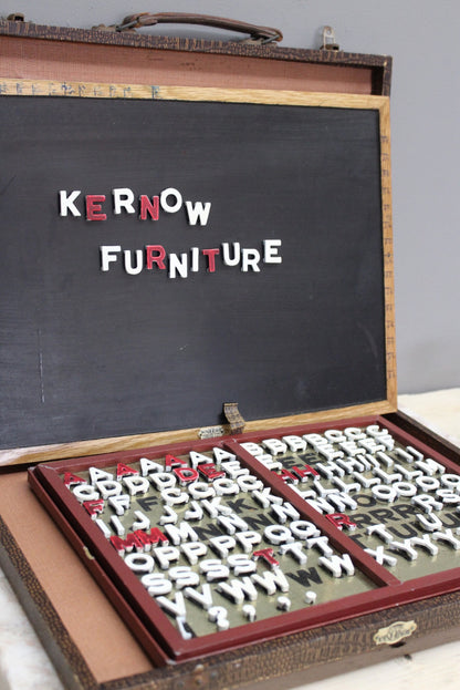Vintage Wonder Sign Magnetic Letters - Kernow Furniture