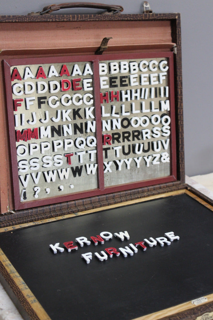Vintage Wonder Sign Magnetic Letters - Kernow Furniture