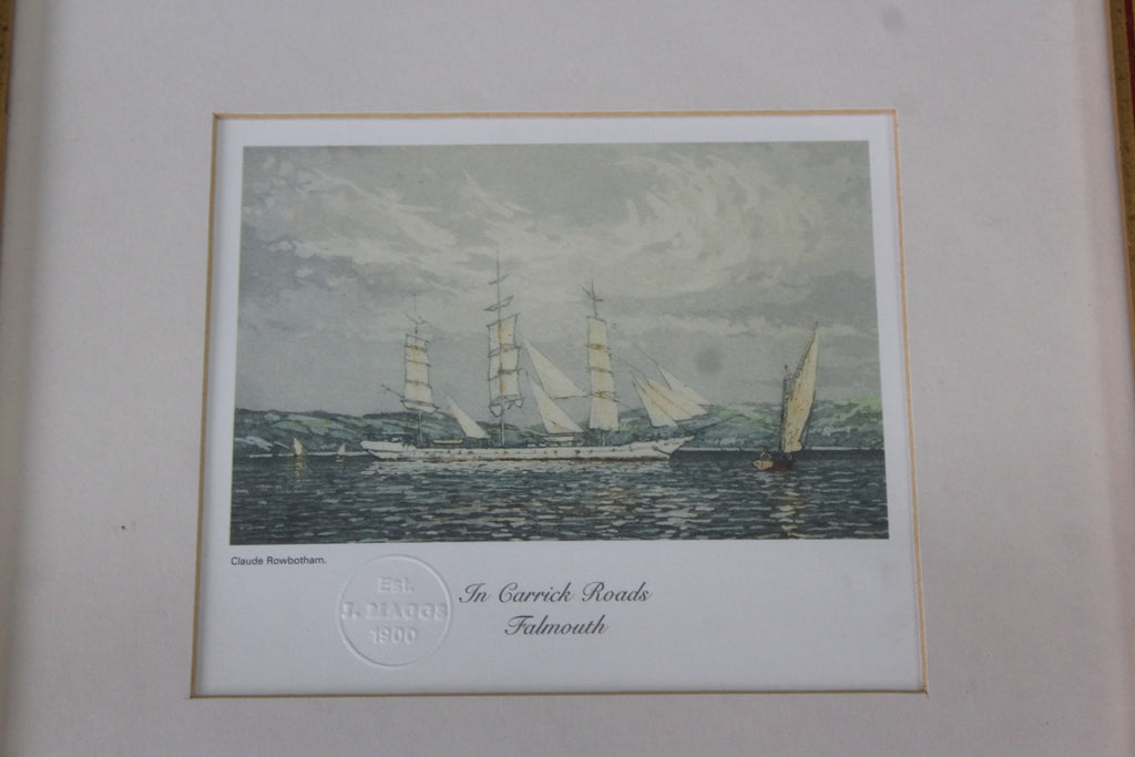 Set 4 Cornish Nautical Prints - Kernow Furniture