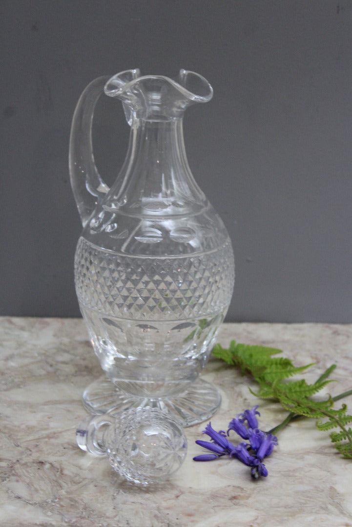 Cut Glass Claret Jug - Kernow Furniture