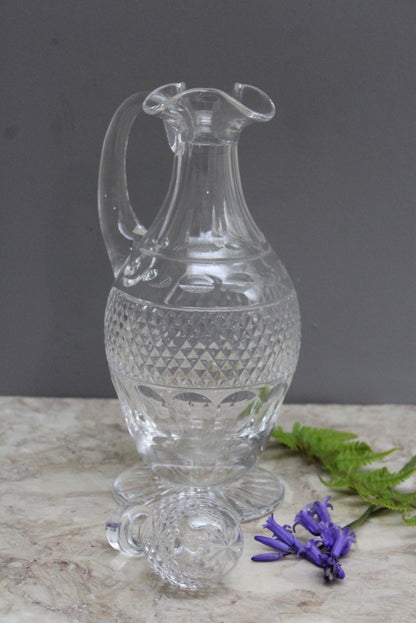 Cut Glass Claret Jug - Kernow Furniture