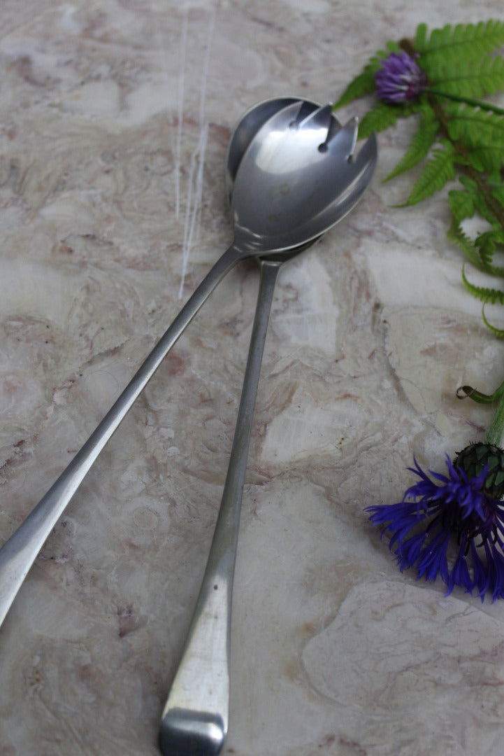 Pair Vintage Salad Servers - Kernow Furniture