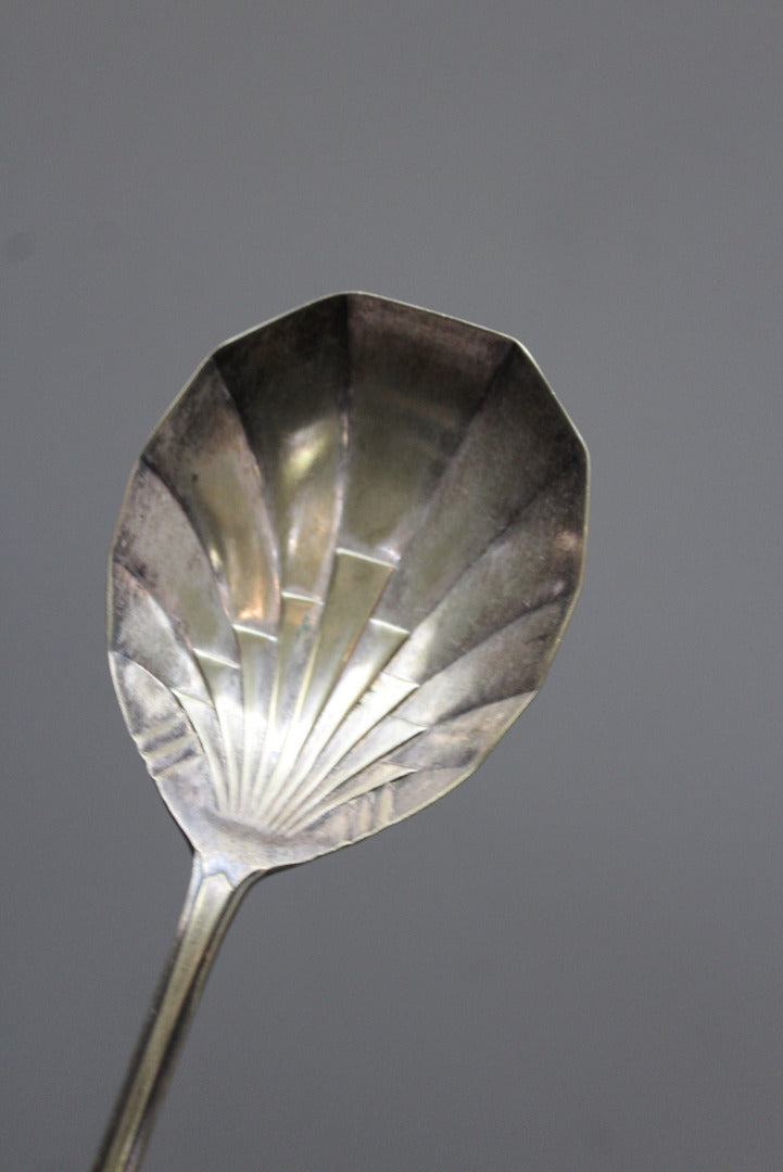 Vintage EPNS Shell Fruit Serving Spoon - Kernow Furniture