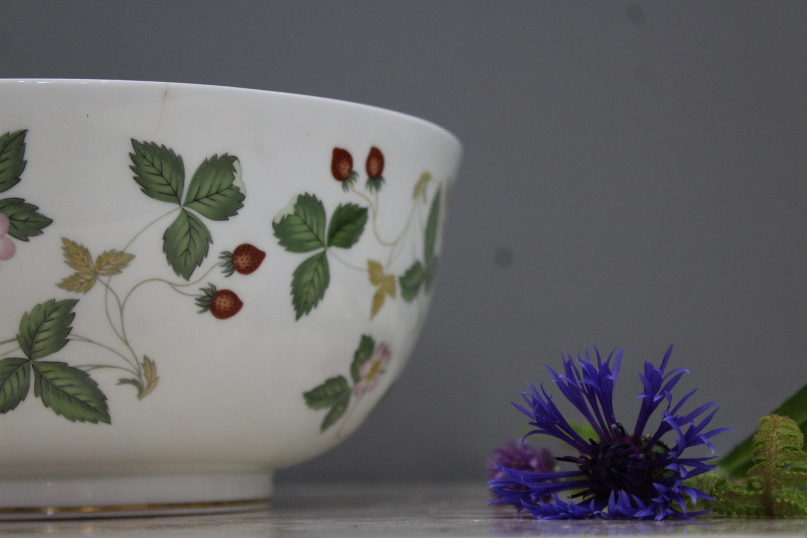 Wedgwood Wild Strawberry Salad Bowl - Kernow Furniture