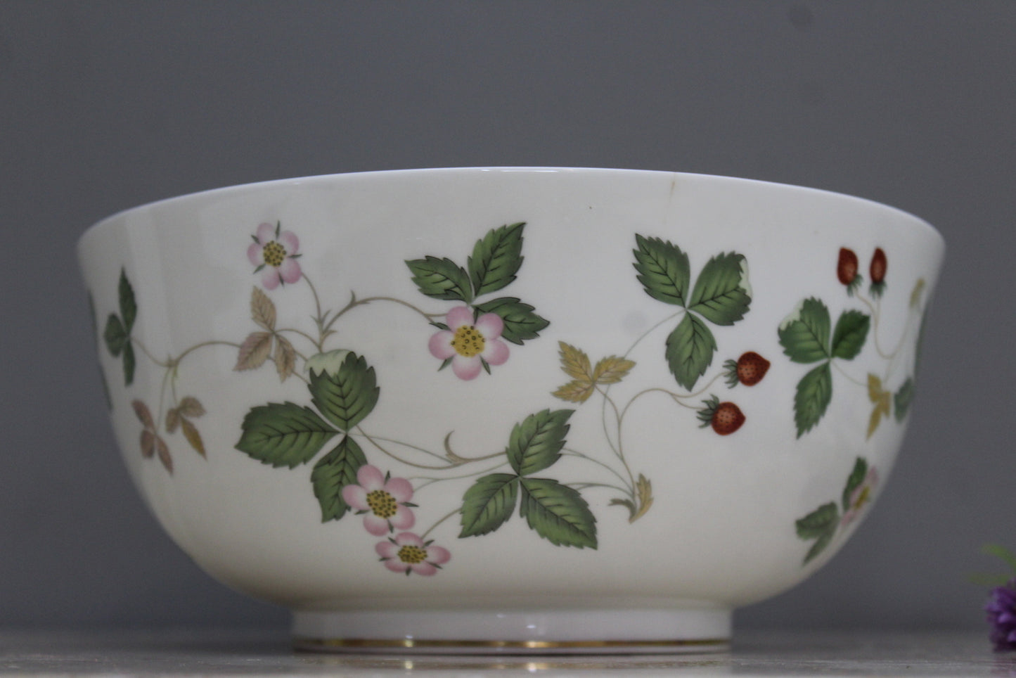 Wedgwood Wild Strawberry Salad Bowl - Kernow Furniture