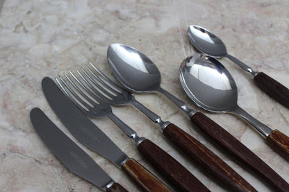 Retro Glosswood Cutlery Set - Kernow Furniture