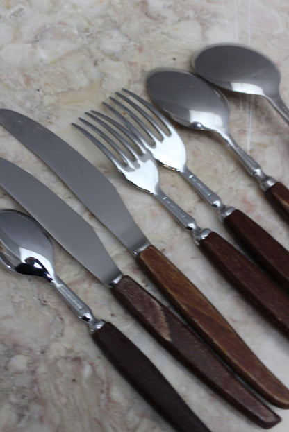 Retro Glosswood Cutlery Set - Kernow Furniture