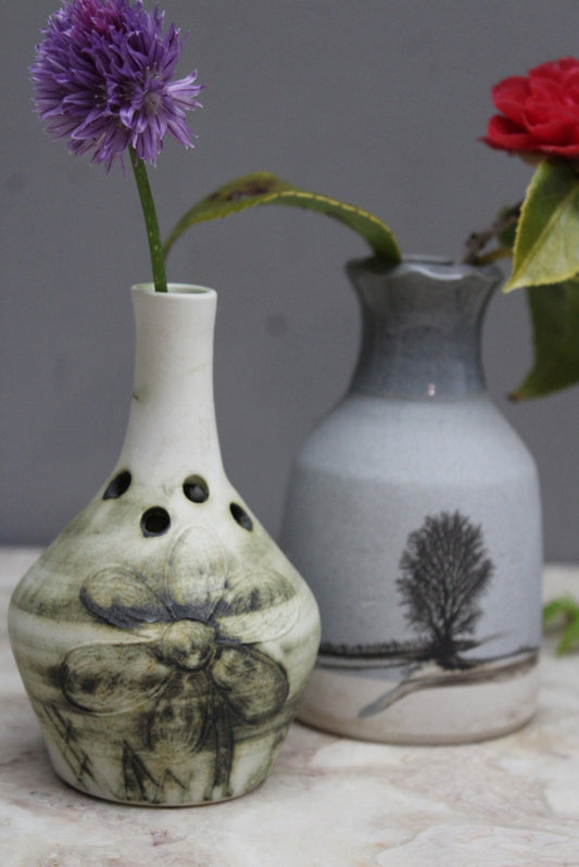 Carn & Boscastle Pottery Bud Vase - Kernow Furniture
