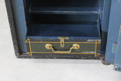 Antique Samuel Withers Iron Safe - Kernow Furniture