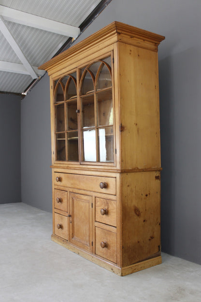 Antique Glazed Pine Dresser - Kernow Furniture