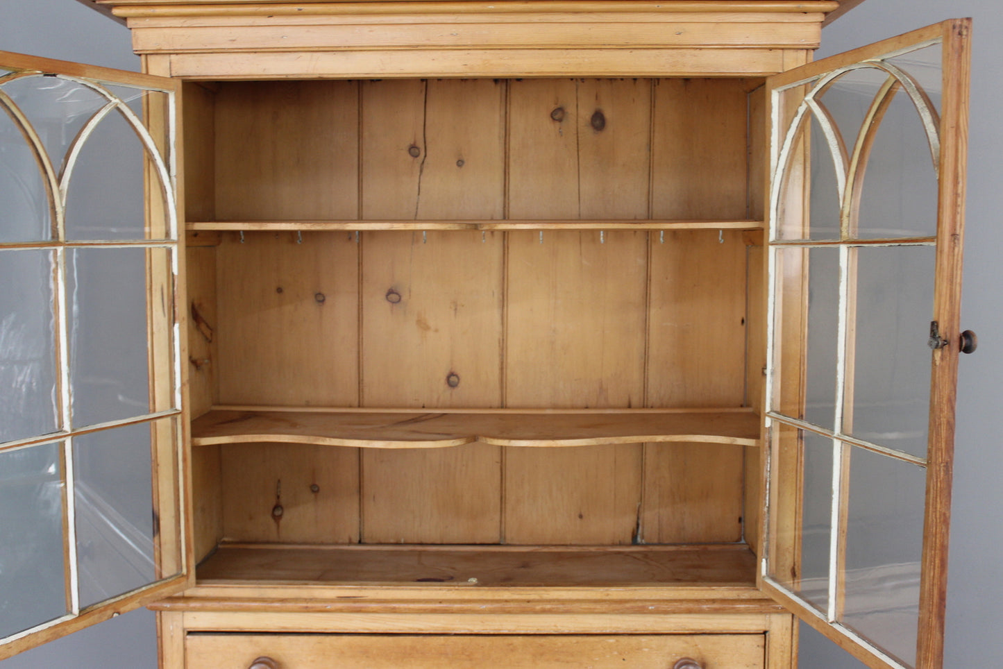 Antique Glazed Pine Dresser - Kernow Furniture