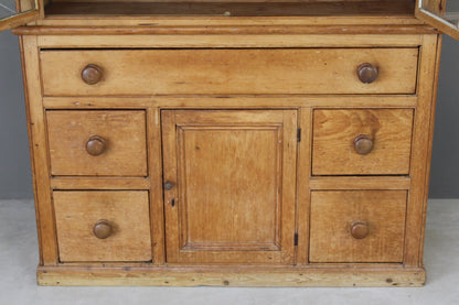 Antique Glazed Pine Dresser - Kernow Furniture