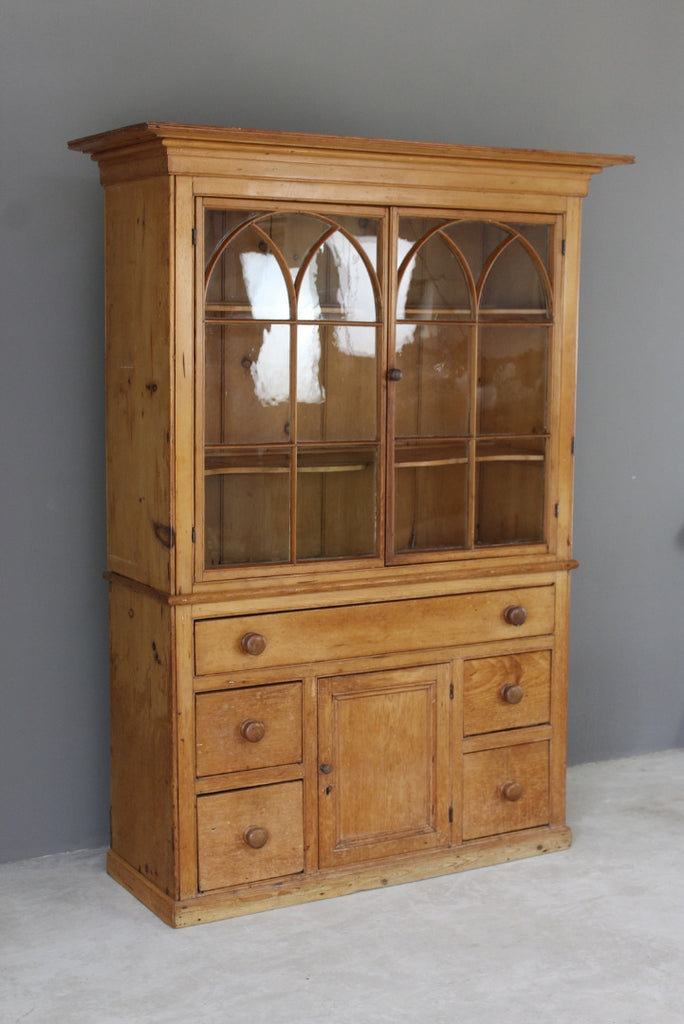 Antique Glazed Pine Dresser - Kernow Furniture