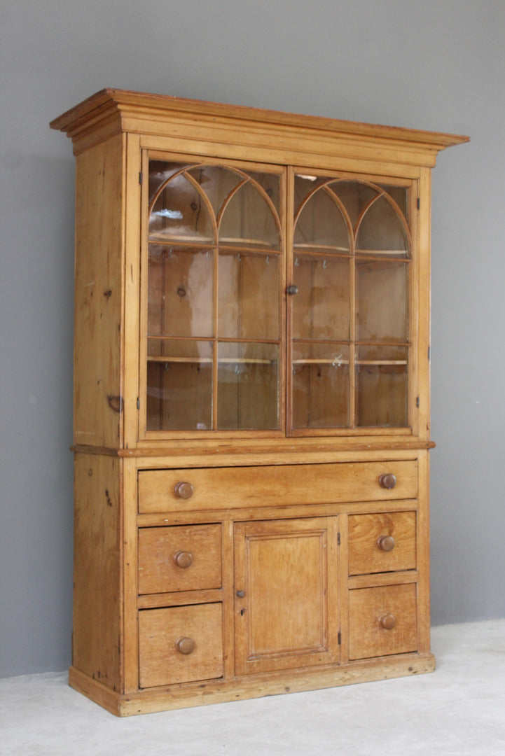 Antique Glazed Pine Dresser - Kernow Furniture