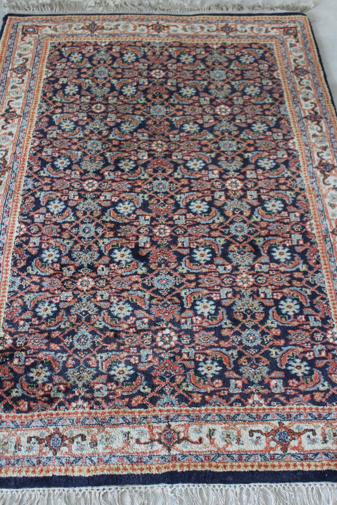Blue Persian Wool Rug - Kernow Furniture