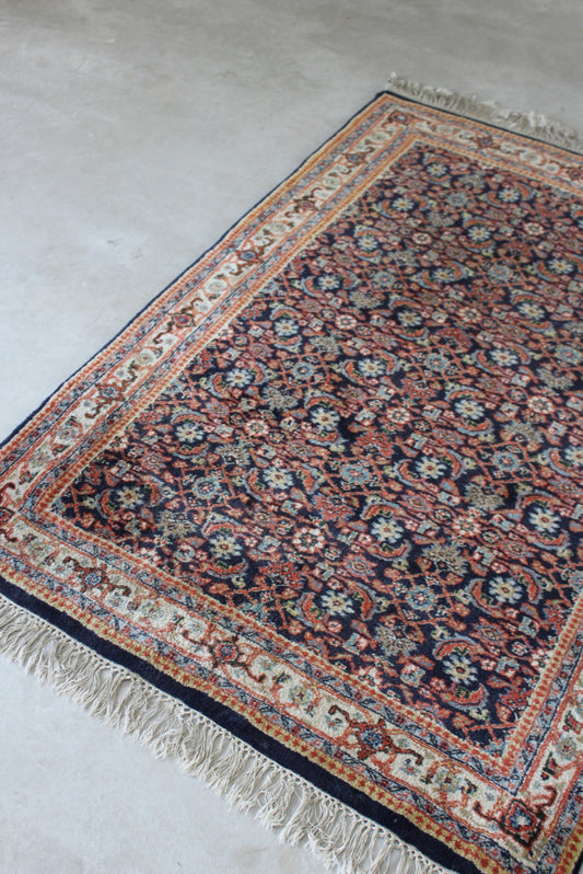 Blue Persian Wool Rug - Kernow Furniture