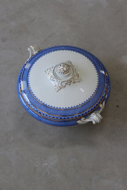 Blue & White Vegetable Dish - Kernow Furniture