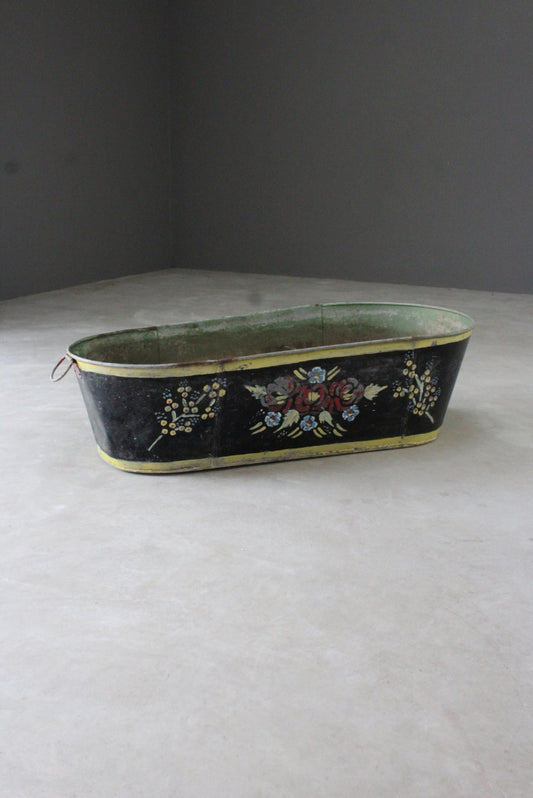 Painted Galvanised Bath Tub - Kernow Furniture