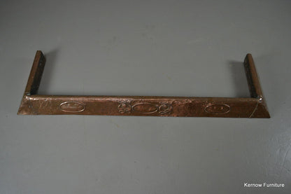 Art Nouveau Copper Fire Fender - Kernow Furniture