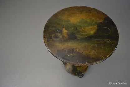 Victorian Hand Painted Occasional Table - Kernow Furniture