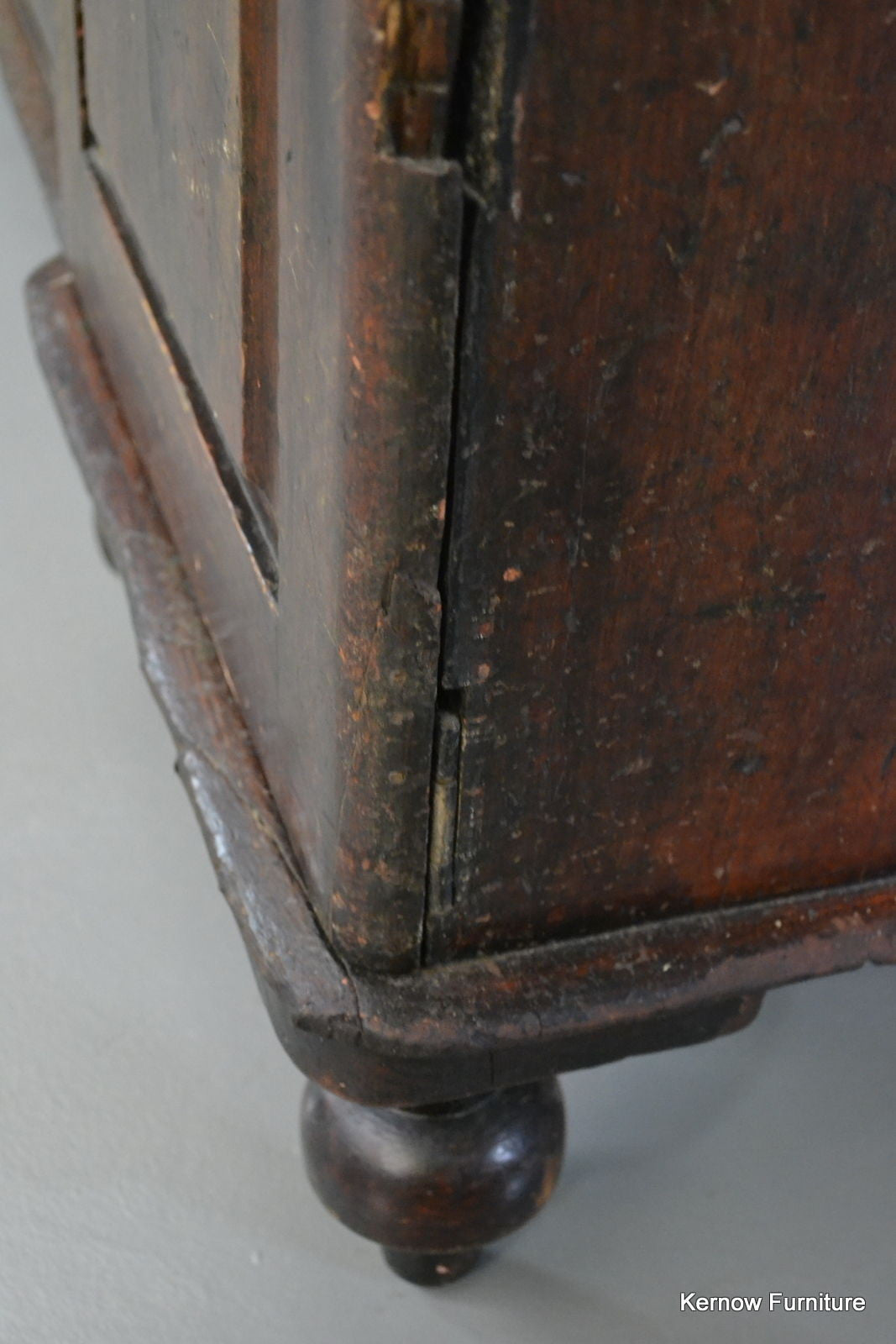 Well Worn Rustic Mahogany Mirror Back Sideboard - Kernow Furniture