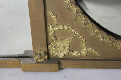 Regency Style Neoclassical Gilt Over Mantle Mirror - Kernow Furniture