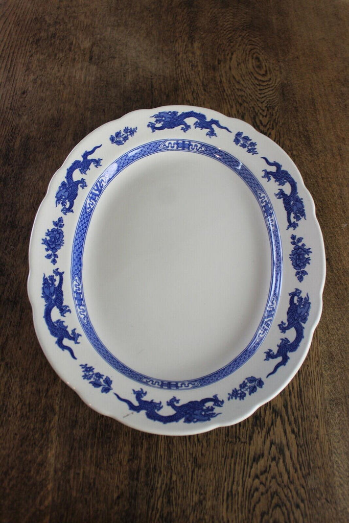 Royal Cauldon Blue Dragon Serving Plate – Kernow Furniture