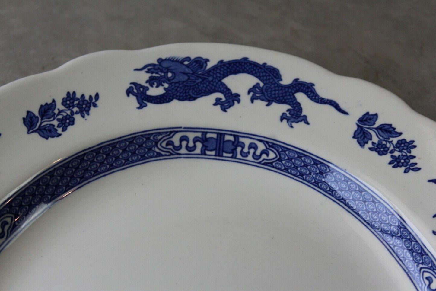 Royal Cauldon Blue Dragon Serving Plate - Kernow Furniture