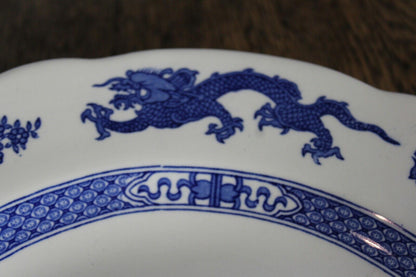 Royal Cauldon Blue Dragon Serving Plate - Kernow Furniture