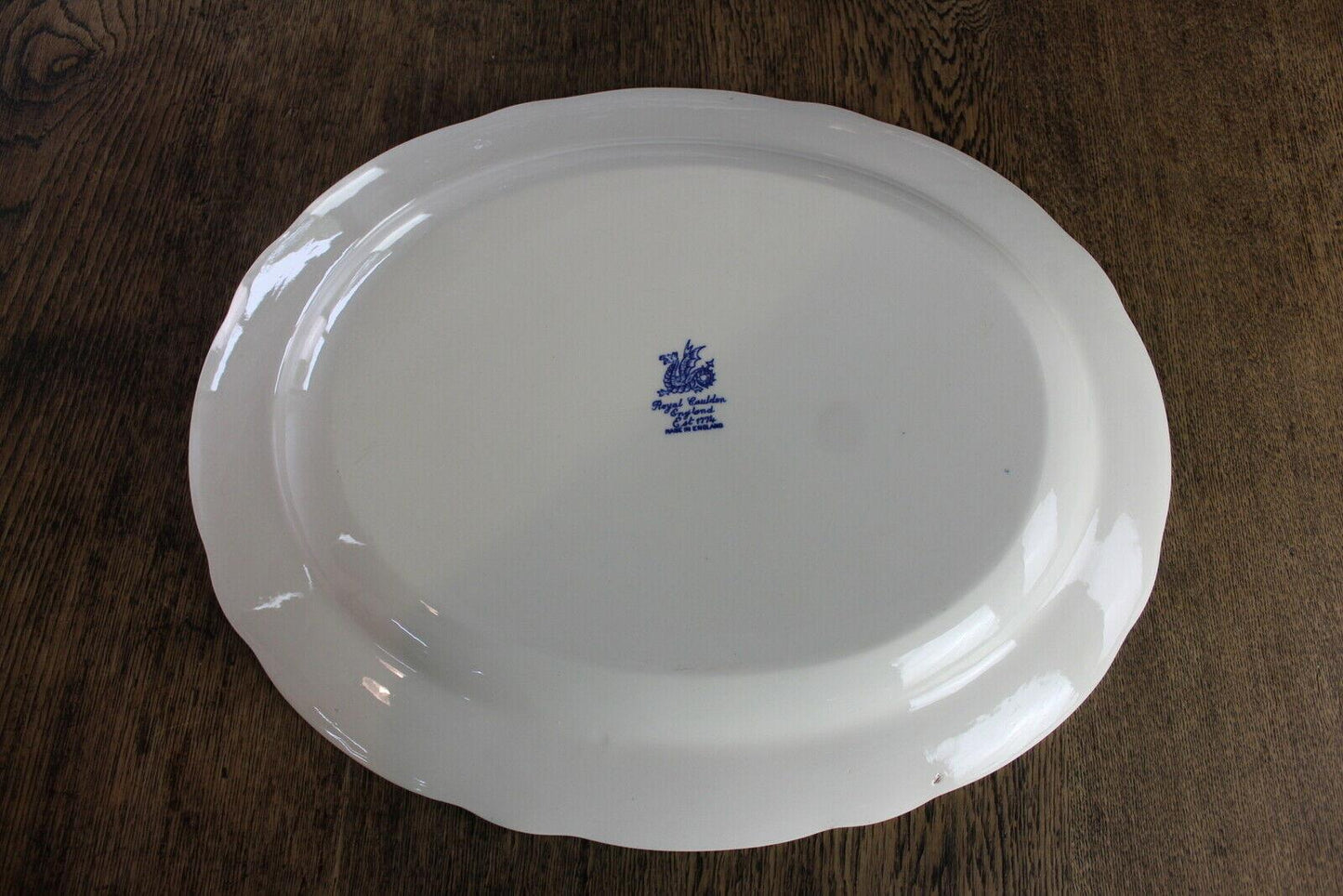 Royal Cauldon Blue Dragon Serving Plate - Kernow Furniture