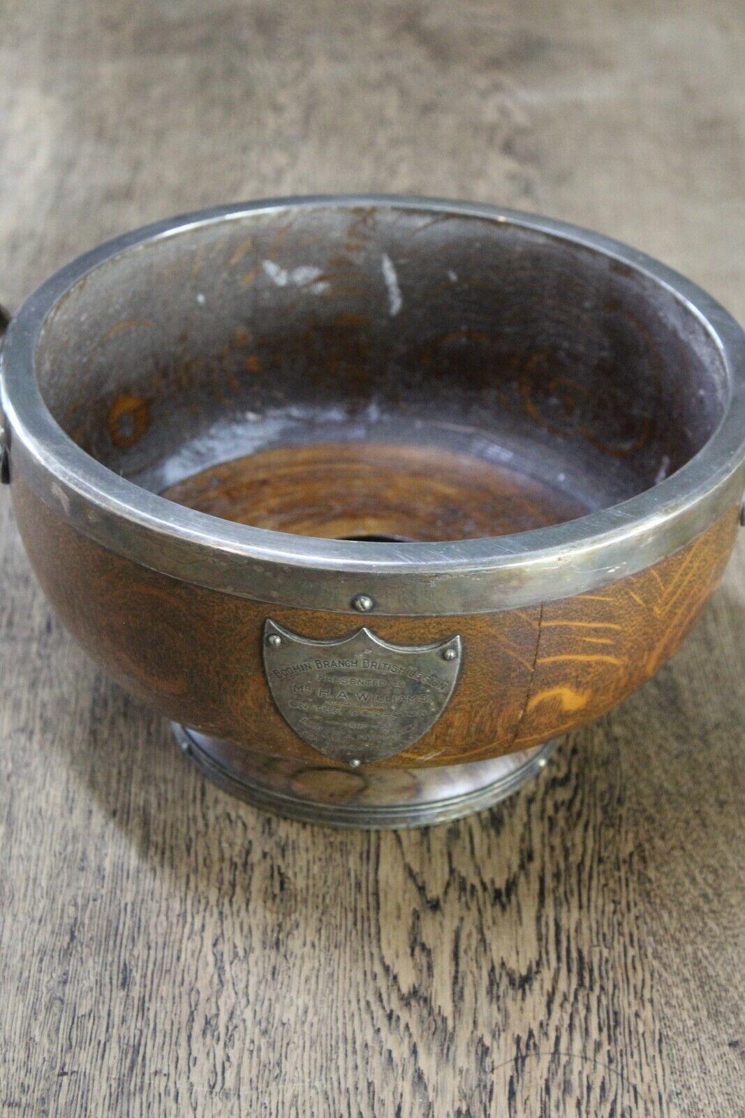 Early 20th Century Oak Salad Bowl - Kernow Furniture