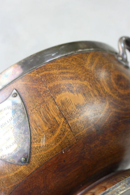 Early 20th Century Oak Salad Bowl - Kernow Furniture