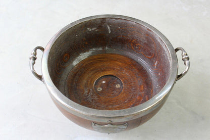 Early 20th Century Oak Salad Bowl - Kernow Furniture