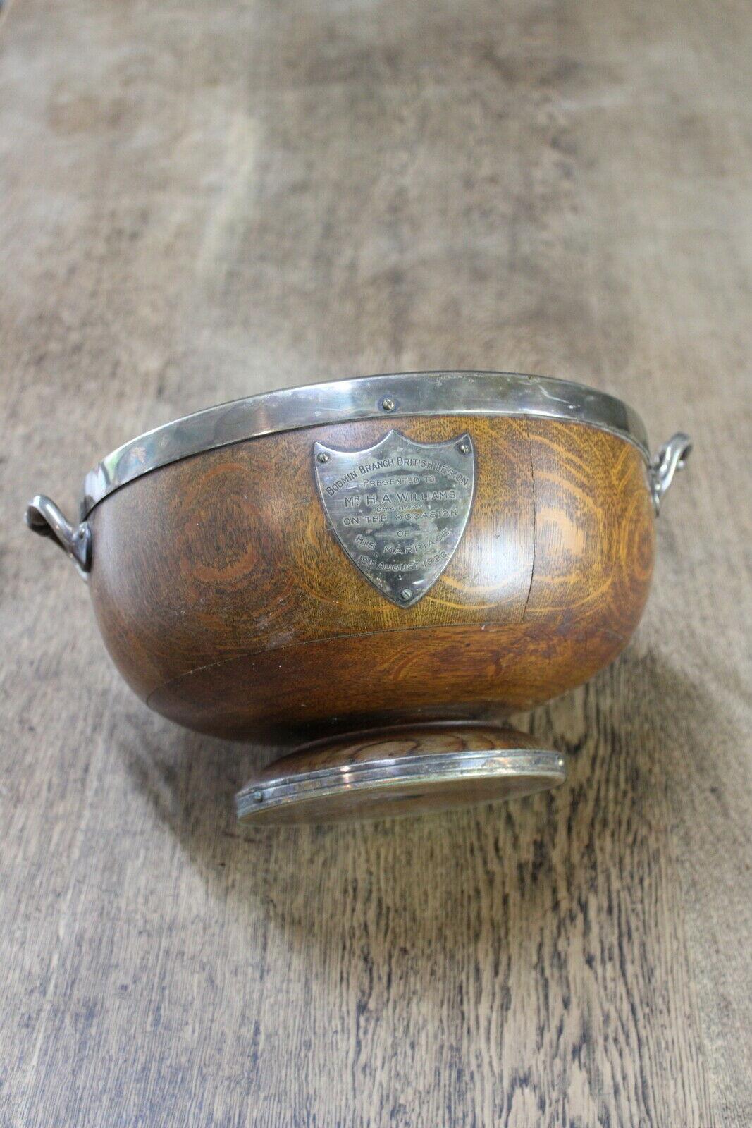 Early 20th Century Oak Salad Bowl - Kernow Furniture