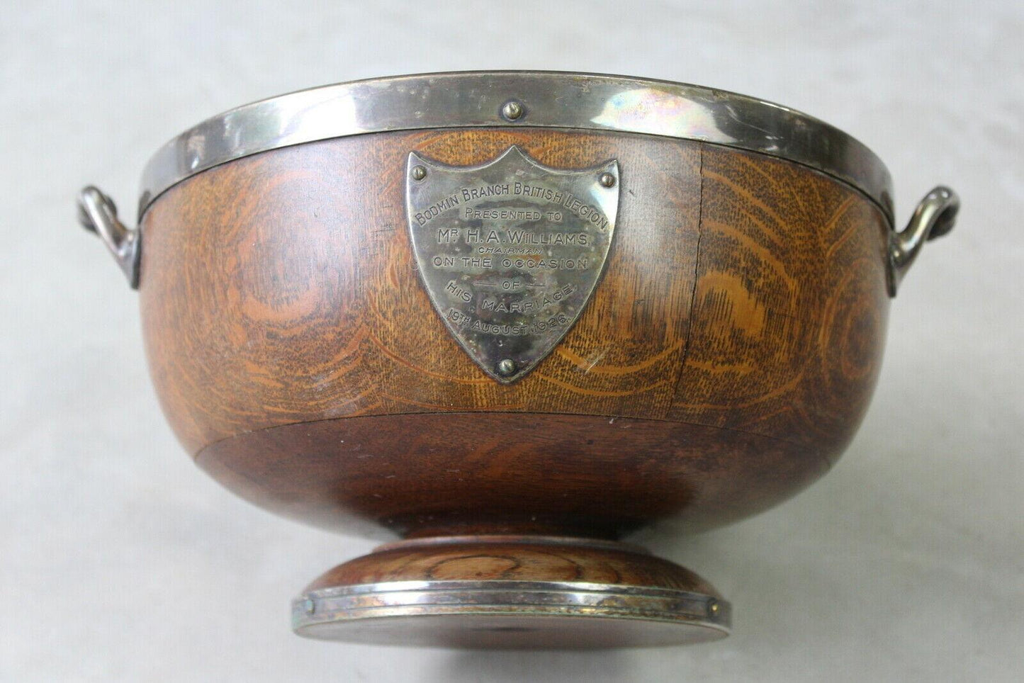 Early 20th Century Oak Salad Bowl - Kernow Furniture