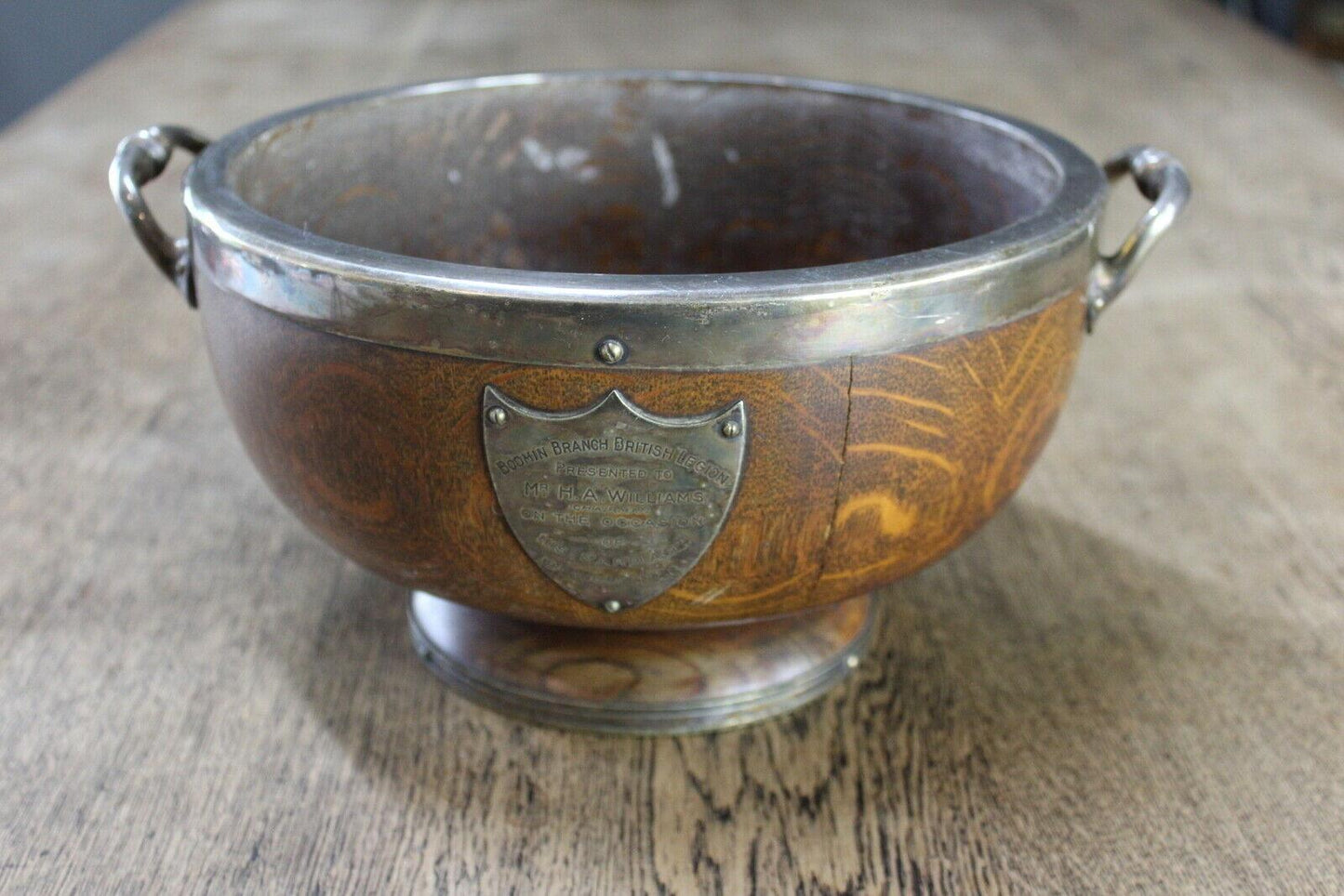 Early 20th Century Oak Salad Bowl - Kernow Furniture