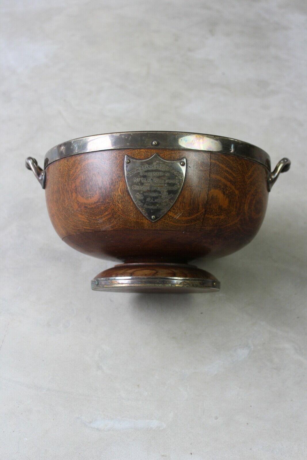 Early 20th Century Oak Salad Bowl - Kernow Furniture