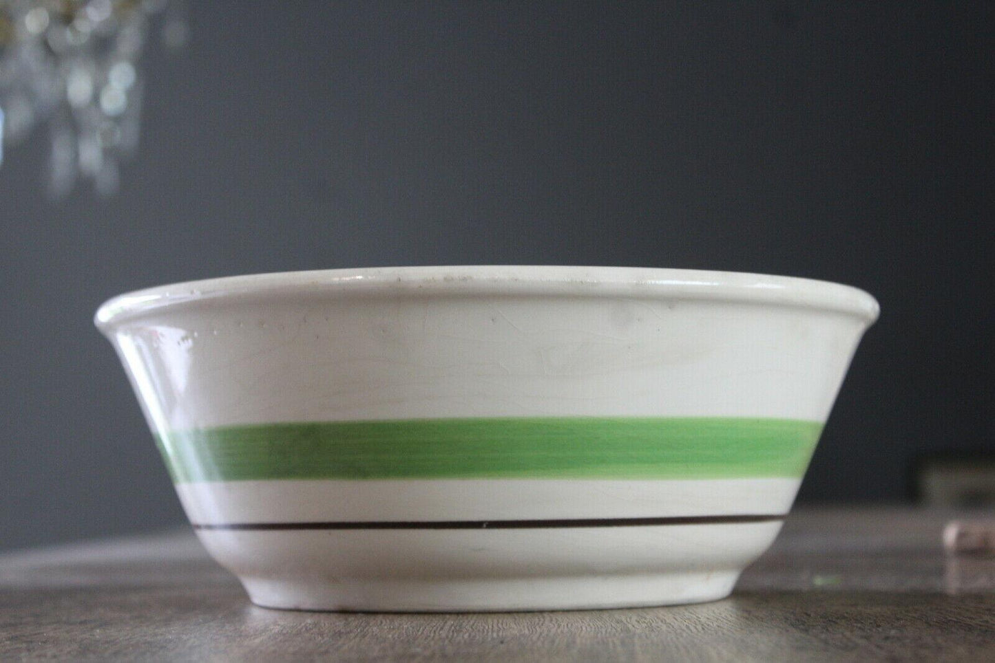 Vintage Glazed Mixing Bowl Kitchenalia - Kernow Furniture